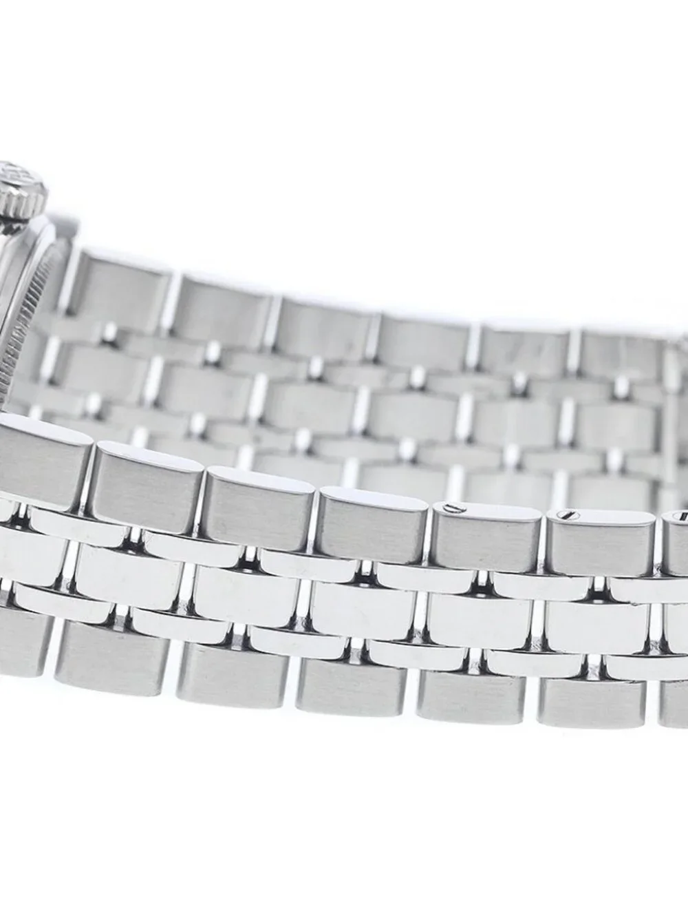 TUDOR Prince Date 72034 WG bezel 10P diamond Silver Dial Automatic Boy's_956976